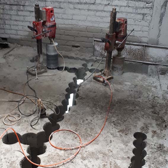 Khoan cắt bê tông, khoan rút lõi, khoan cấy thép chờ, cắt trống trượt ram dốc, khoan cắt đường